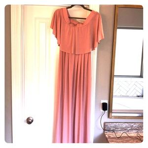 Pale Pink Maternity Maxi